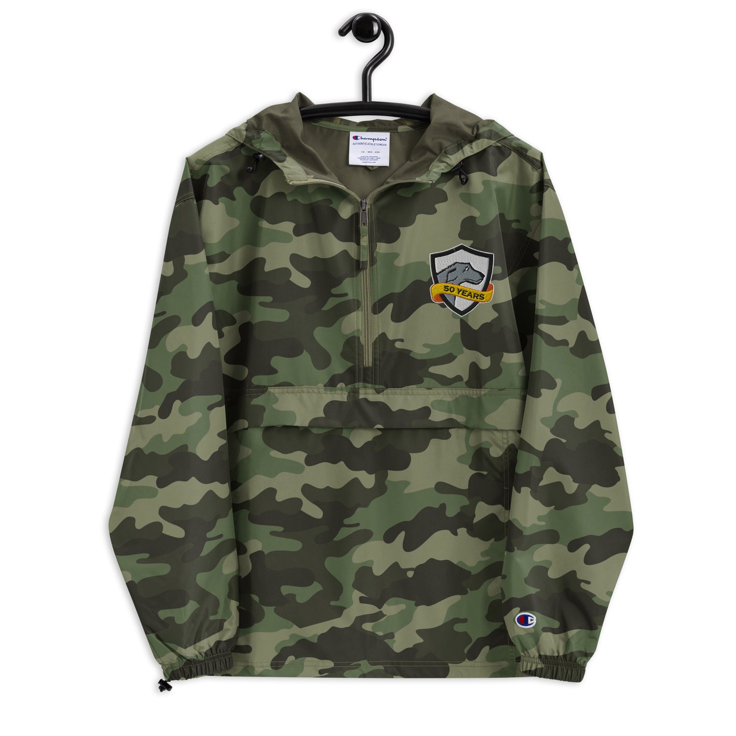 Champion Packable Embroidered Jacket | CRFC Wolfhounds 50th Banner