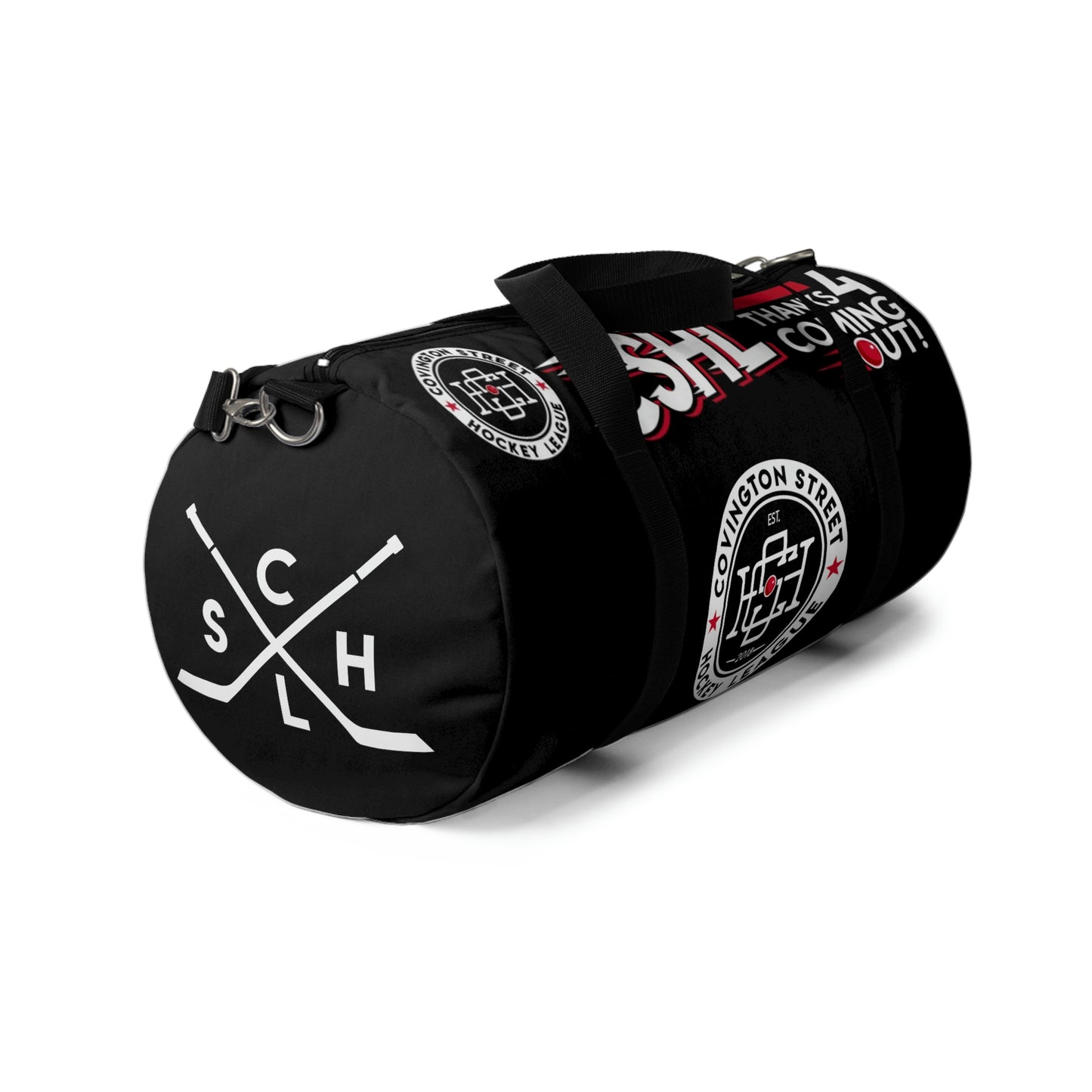 The CSHL Black "Send It!" Hockey Bag