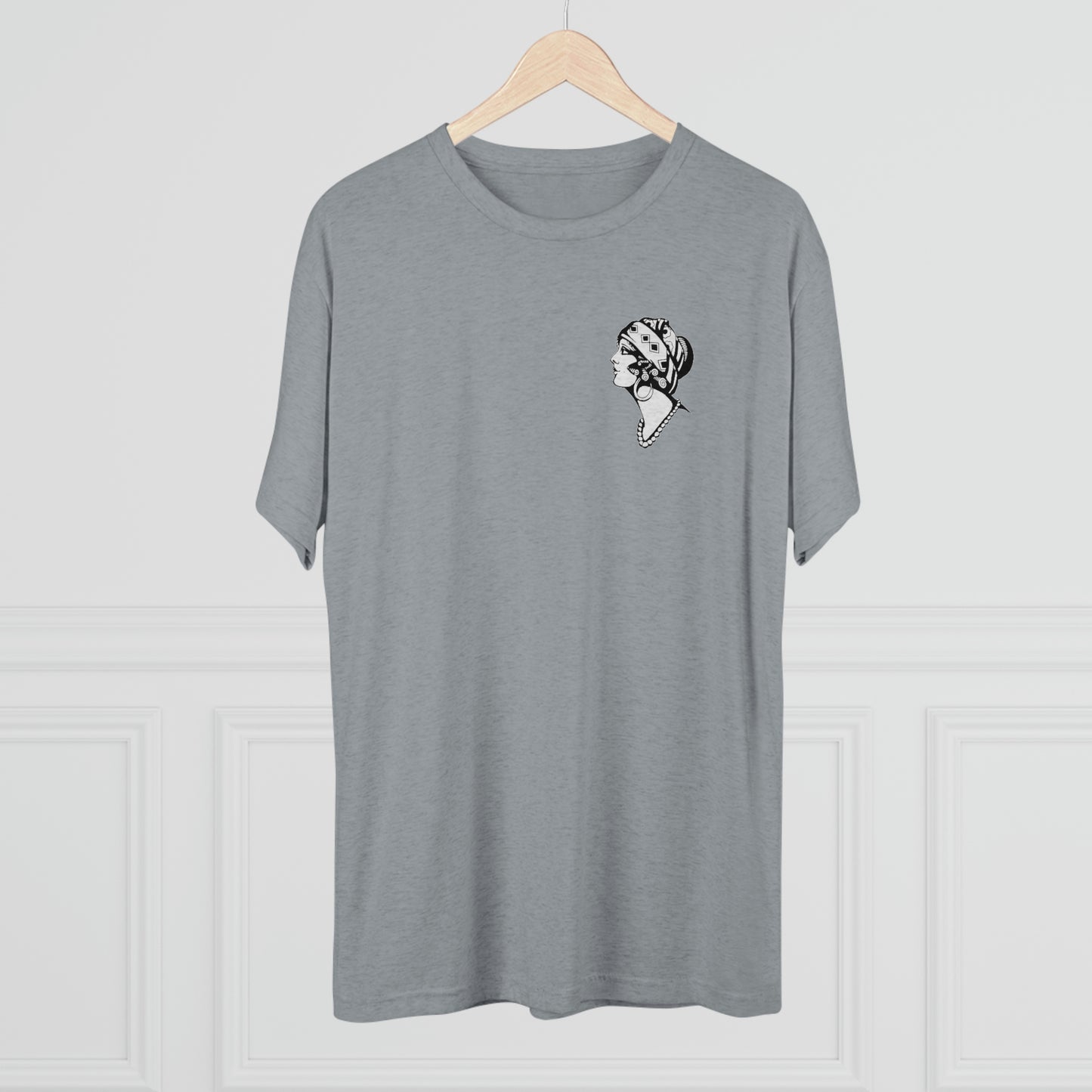 Unisex Tri-Blend Crew Tee | Gypsy's Dancing Gypsy Lady (by @tylerabnertattoo)