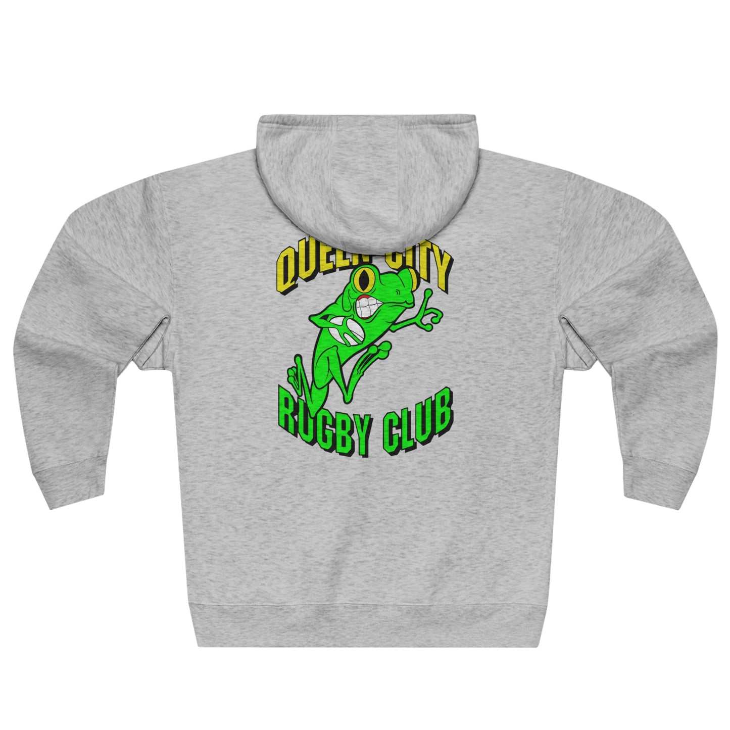 Unisex Premium Full Zip Hoodie | QCRFC Frogs Logo
