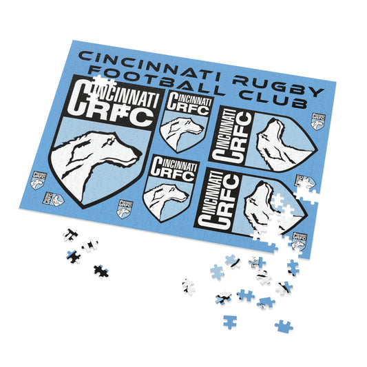500 Piece Jigsaw Puzzle | CRFC Wolfhounds Blue Crest