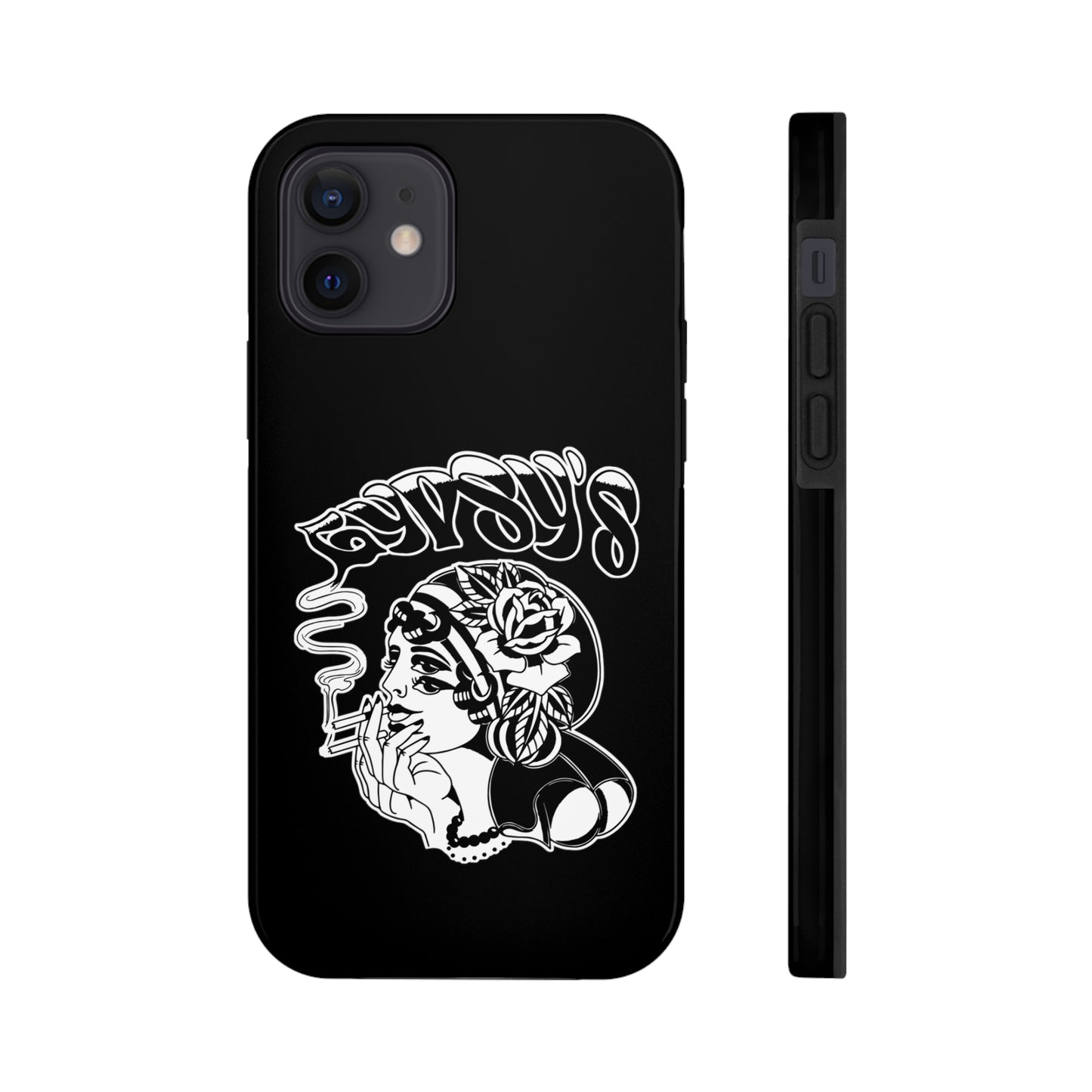 Black Tough Phone Cases | Gypsy's Double Gypsy Lady (by @ohbhave)