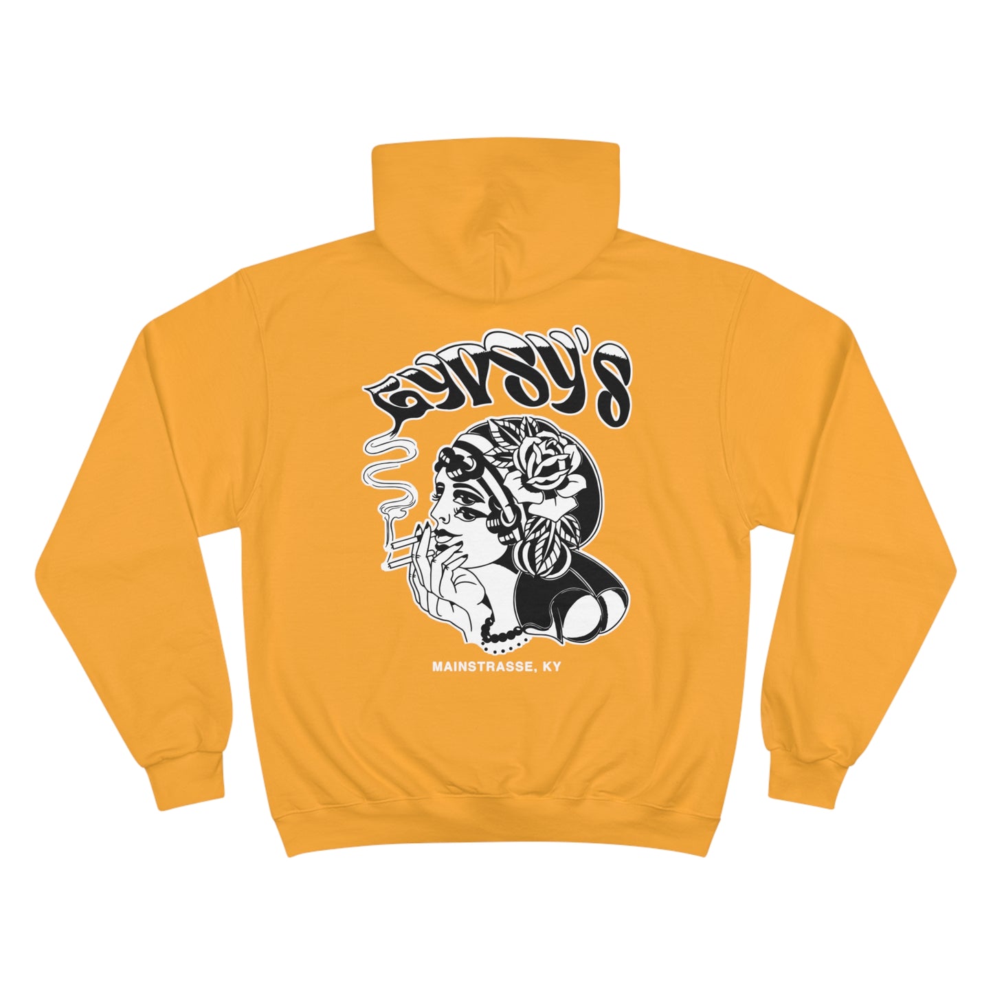 Unisex Champion Hoodie | Gypsy's Double Gypsy Lady (by @ohbhave)