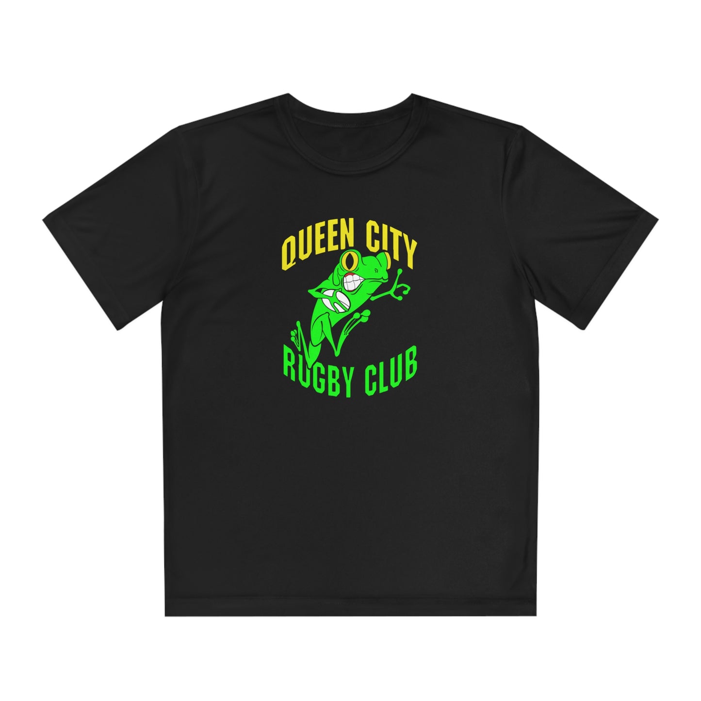 Youth Competitor Tee | QCRFC Frogs Logo