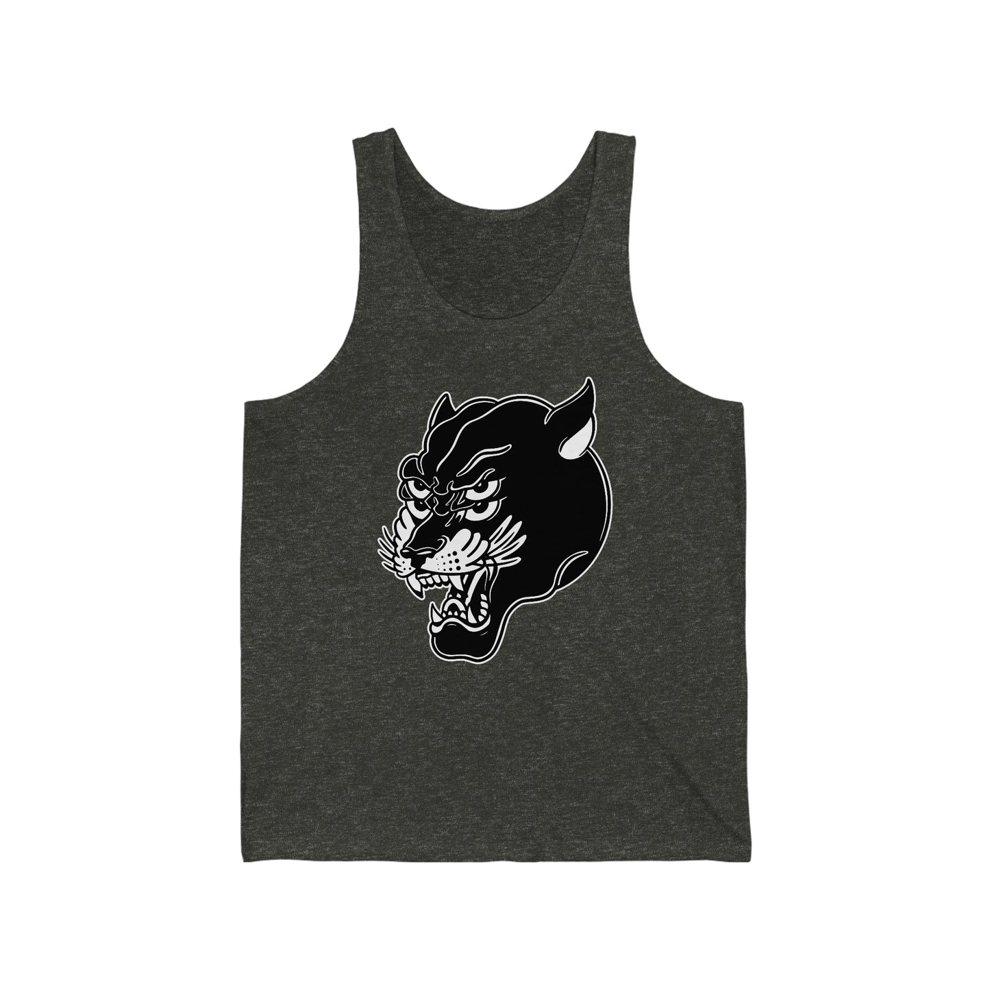 Unisex Jersey Tank | Mothers Tattoo Double Panther Logo by Brendan Houston (IG: @ohbhave)
