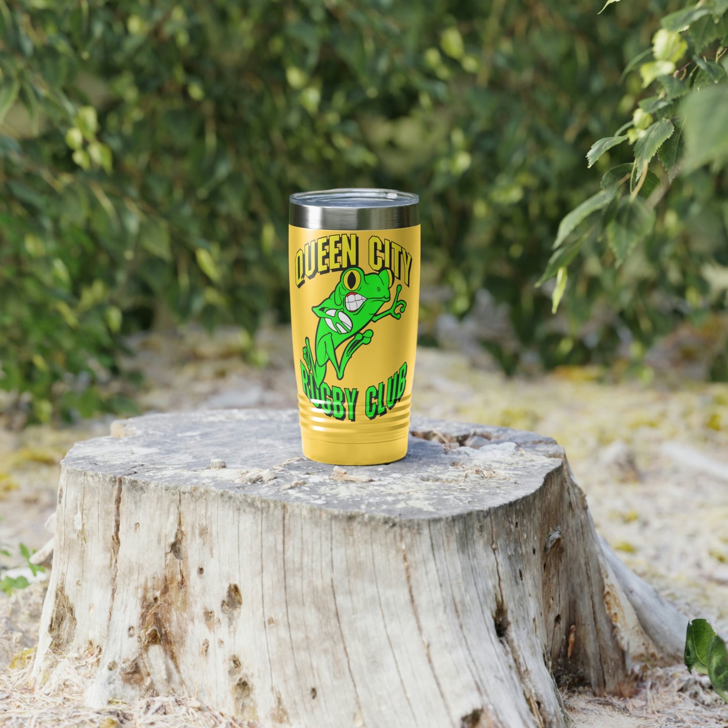 20oz Ringneck Tumbler | QCRFC Frogs Logo