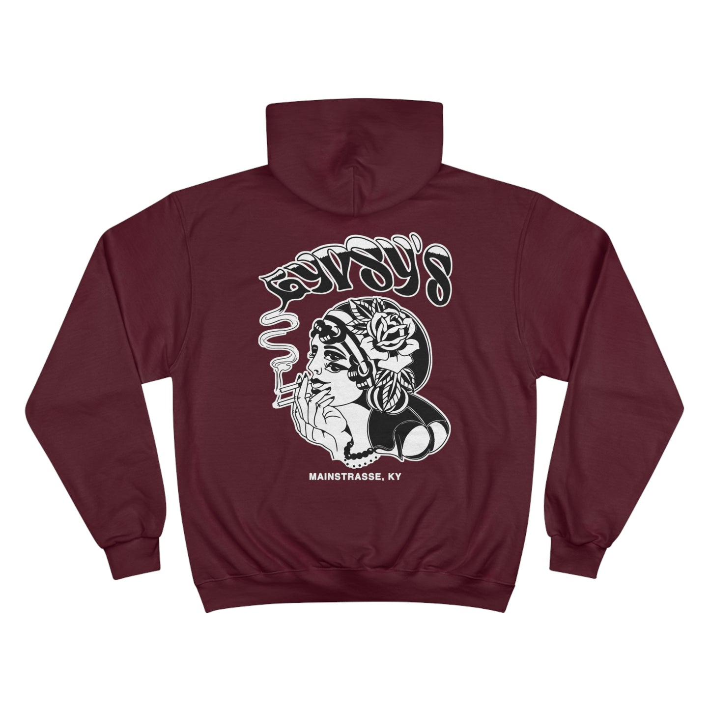 Unisex Champion Hoodie | Gypsy's Double Gypsy Lady (by @ohbhave)