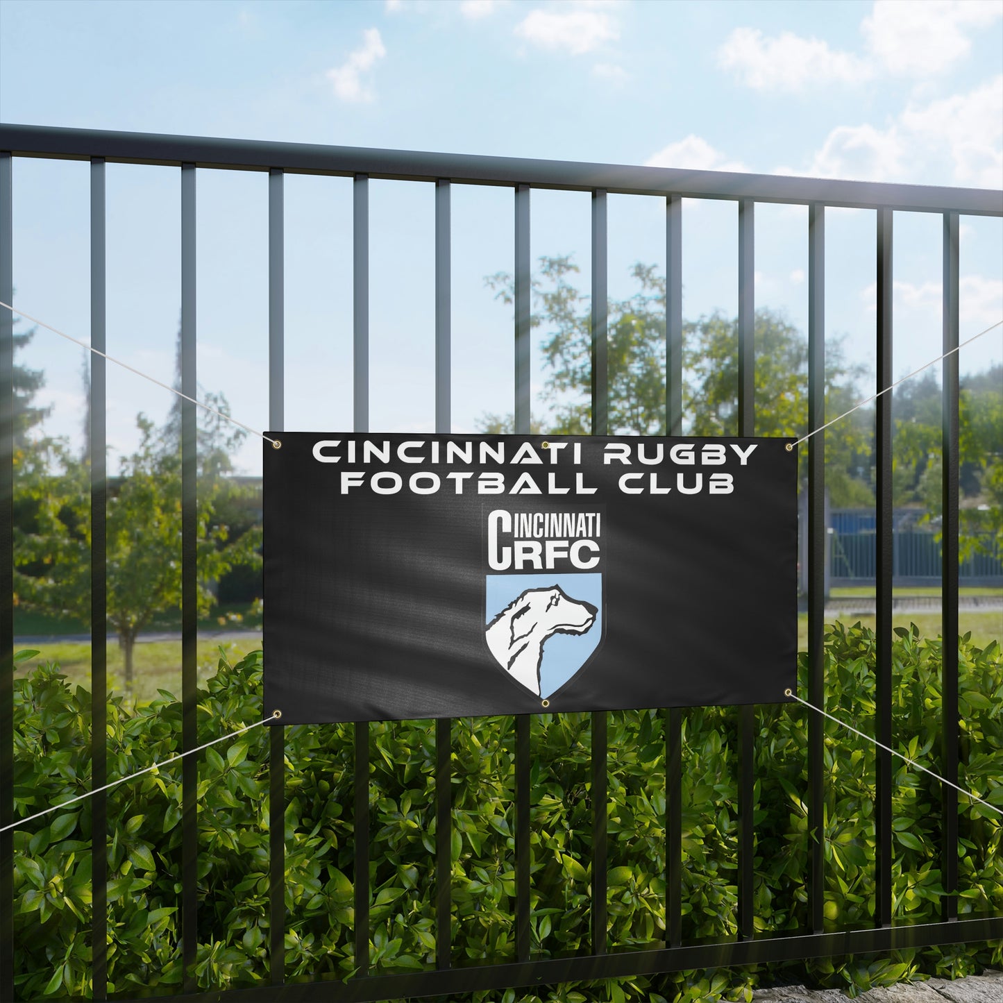 Matte Banner (3 Sizes) | CRFC Wolfhounds Blue Crest