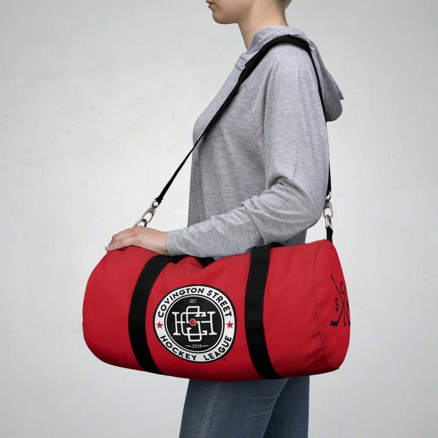 The CSHL Red "Send It!" Hockey Bag