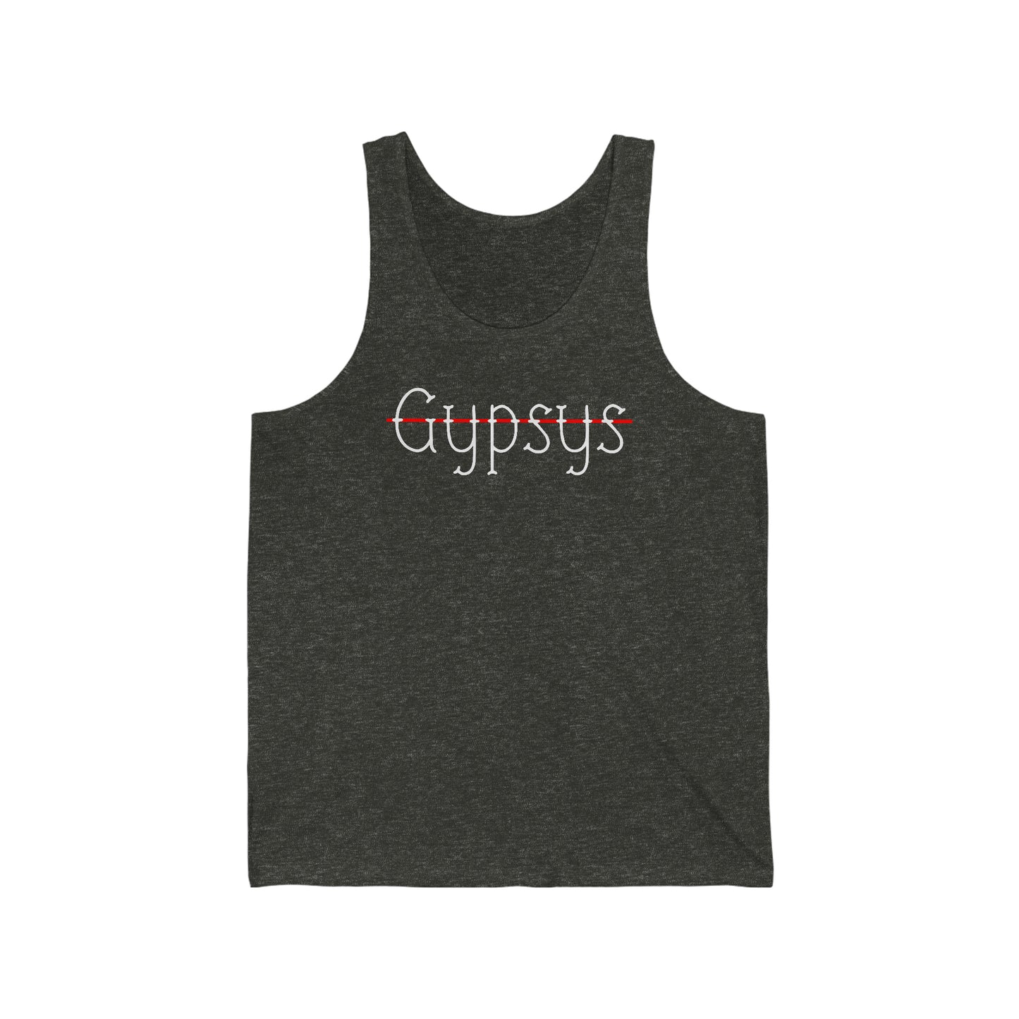 Unisex Jersey Tank | Gypsy's Red Rose Gypsy Lady (by @ryseart)