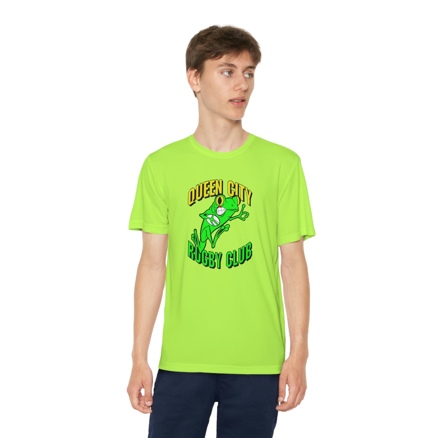 Youth Competitor Tee | QCRFC Frogs Logo