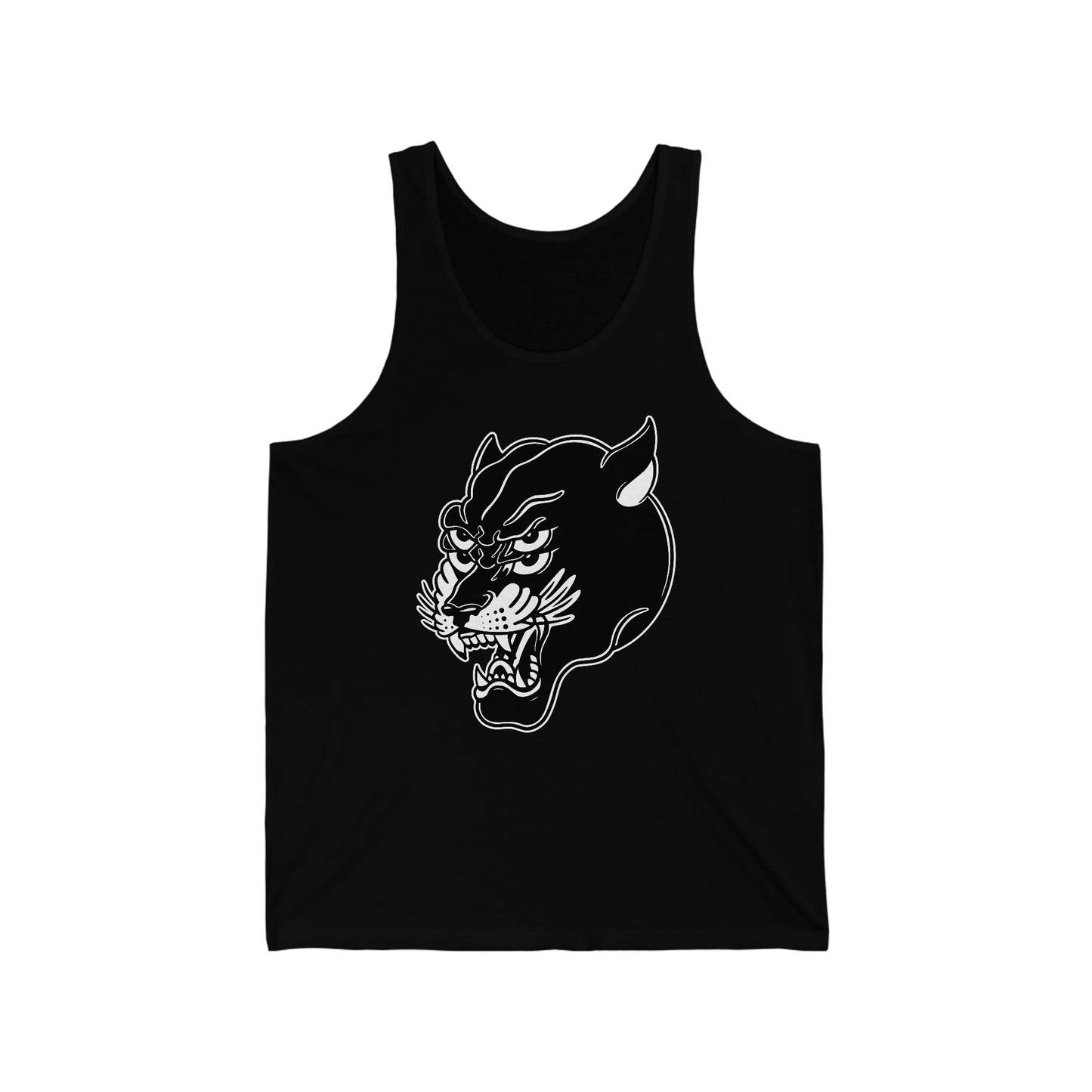 Unisex Jersey Tank | Mothers Tattoo Double Panther Logo by Brendan Houston (IG: @ohbhave)