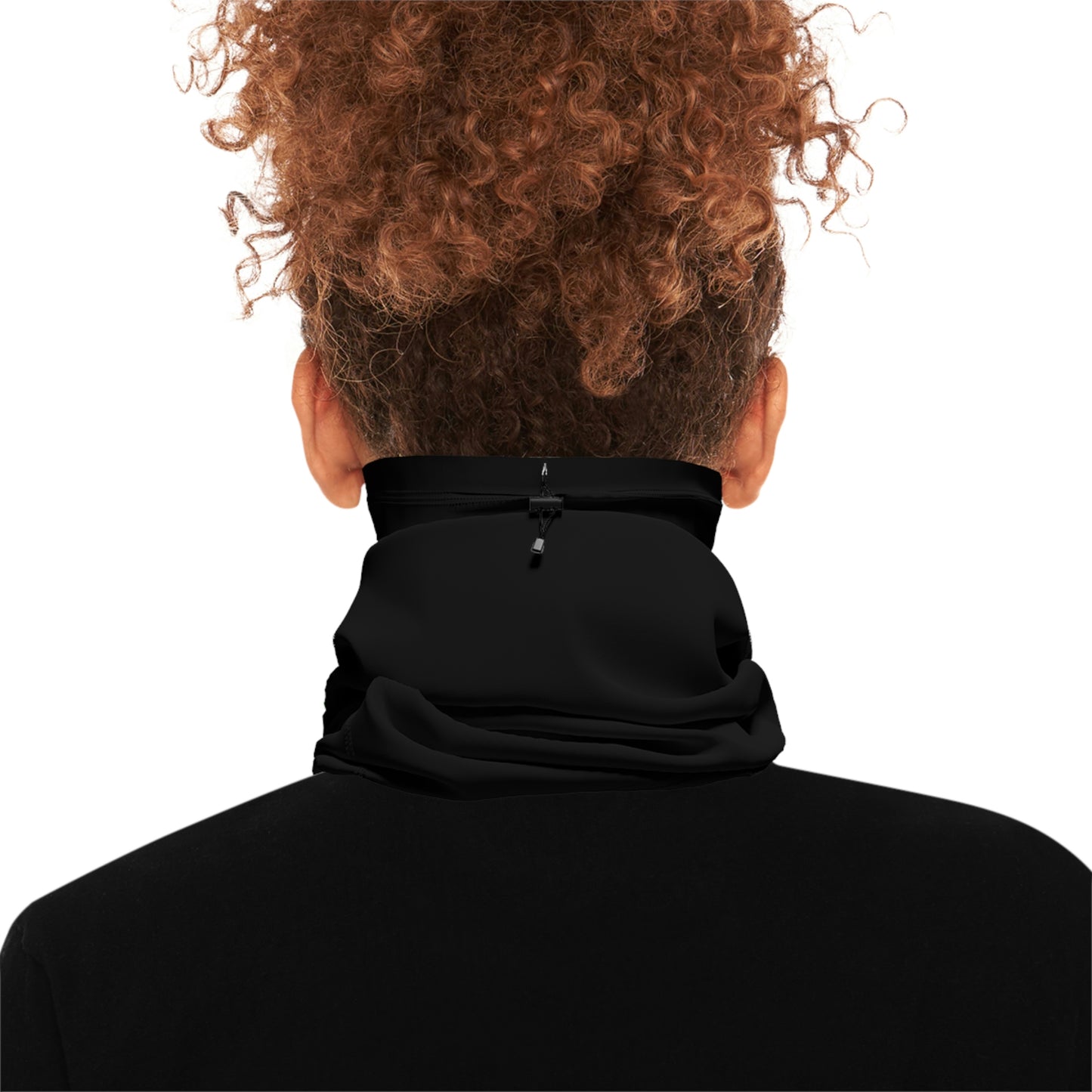 Black Gaiter With Drawstring | QCRFC Frogs Logo