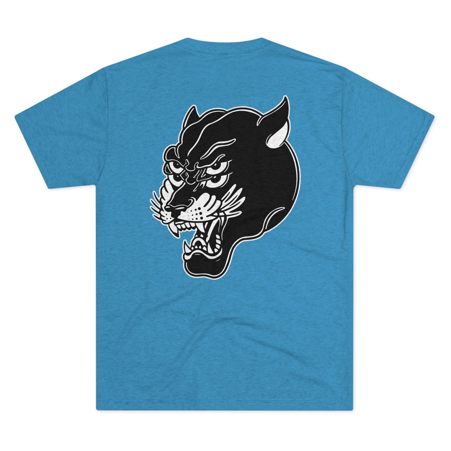 Unisex Tri-Blend Crew Tee | Mothers Tattoo Double Panther Logo by Brendan Houston (IG: @ohbhave)