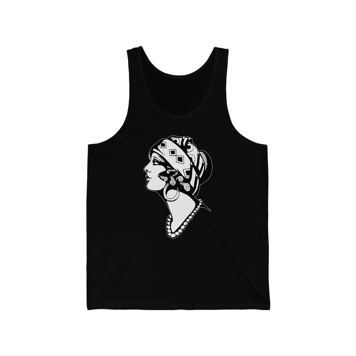 Unisex Jersey Tank | Gypsy's Dancing Gypsy Lady (by @tylerabnertattoo)