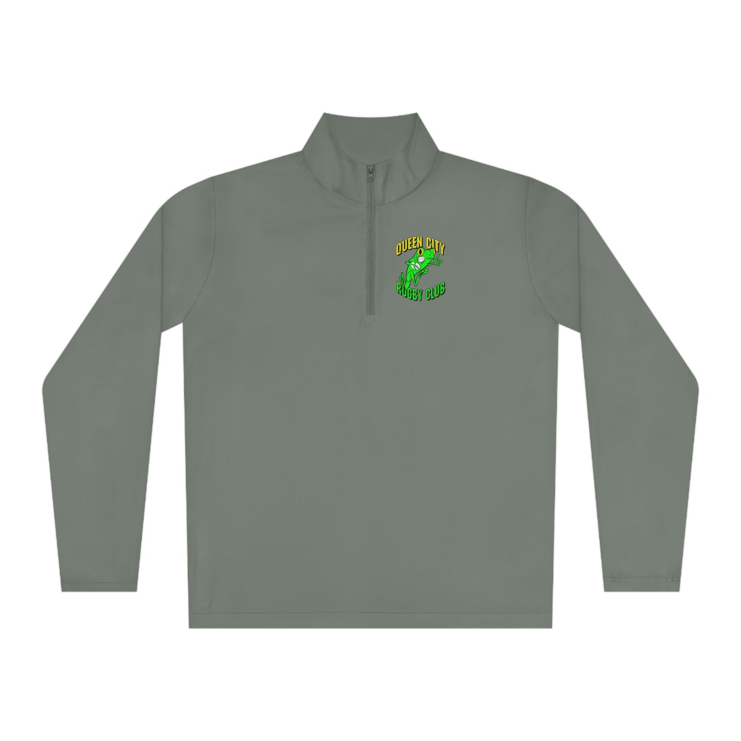 Unisex Quarter-Zip Pullover | QCRFC Frogs Logo