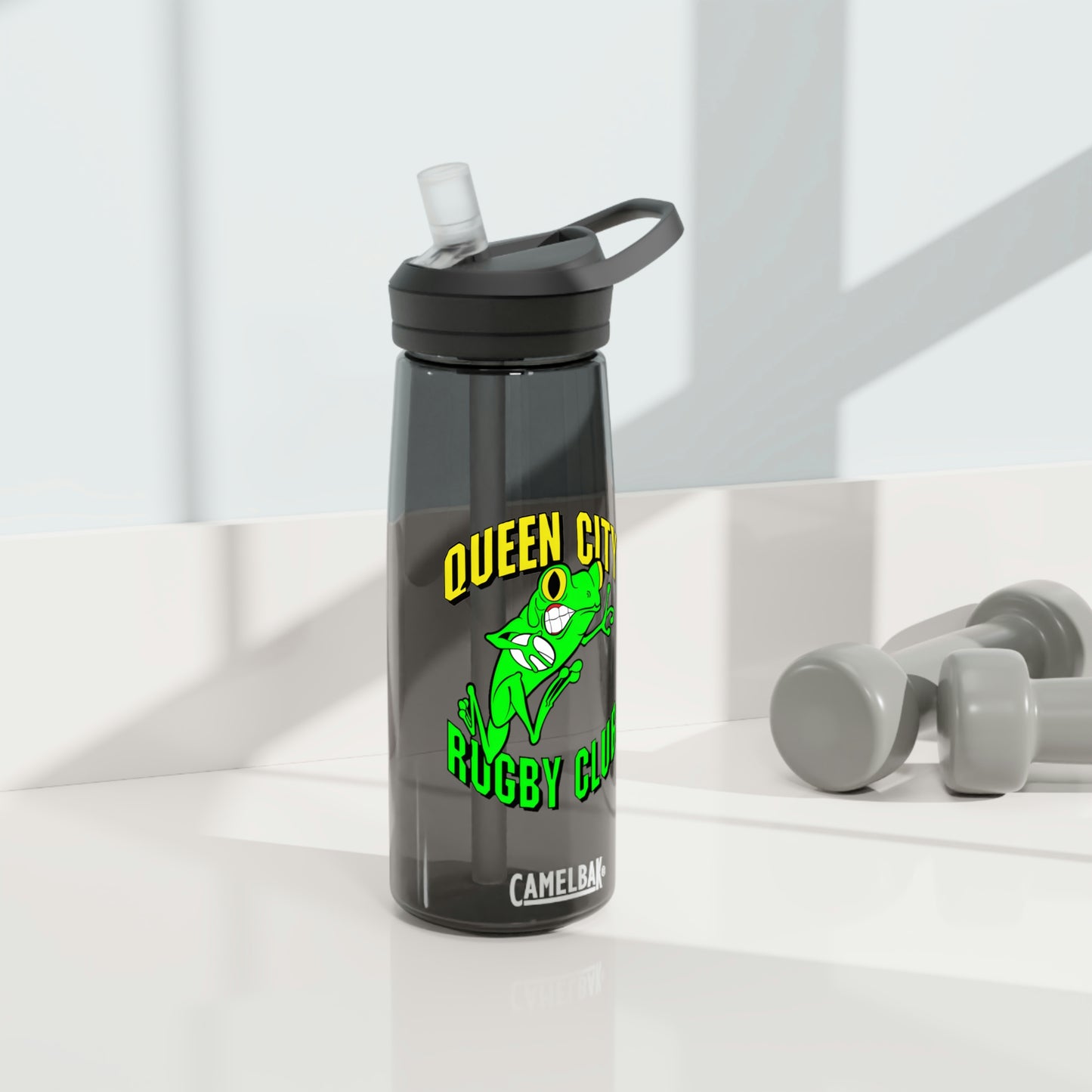 CamelBak Eddy® Water Bottle (2 sizes) | QCRFC Frogs Logo