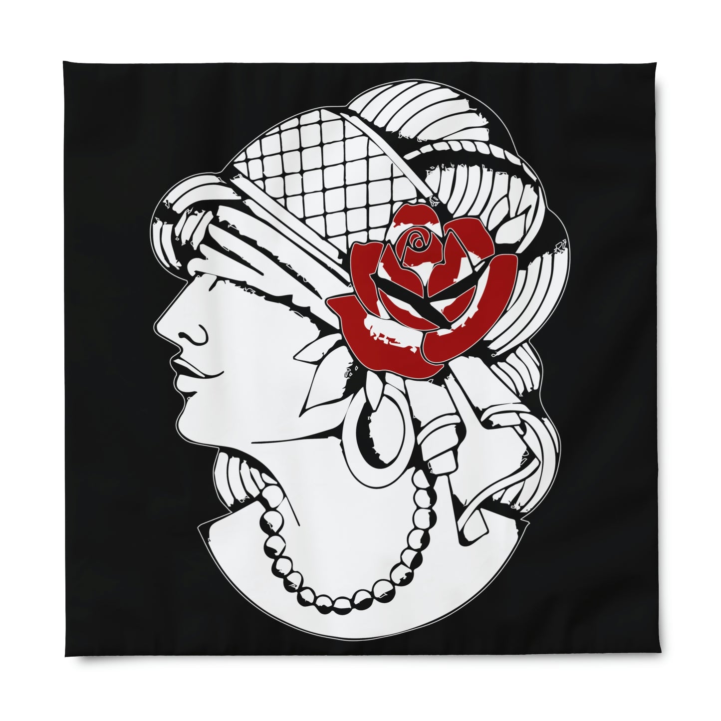 Duvet Cover | Gypsy's Red Rose Gypsy Lady (by @ryseart)