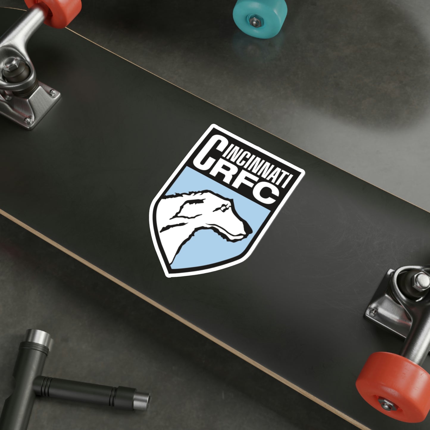 Die-Cut Sticker (2 Sizes) | CRFC Wolfhounds Blue Crest