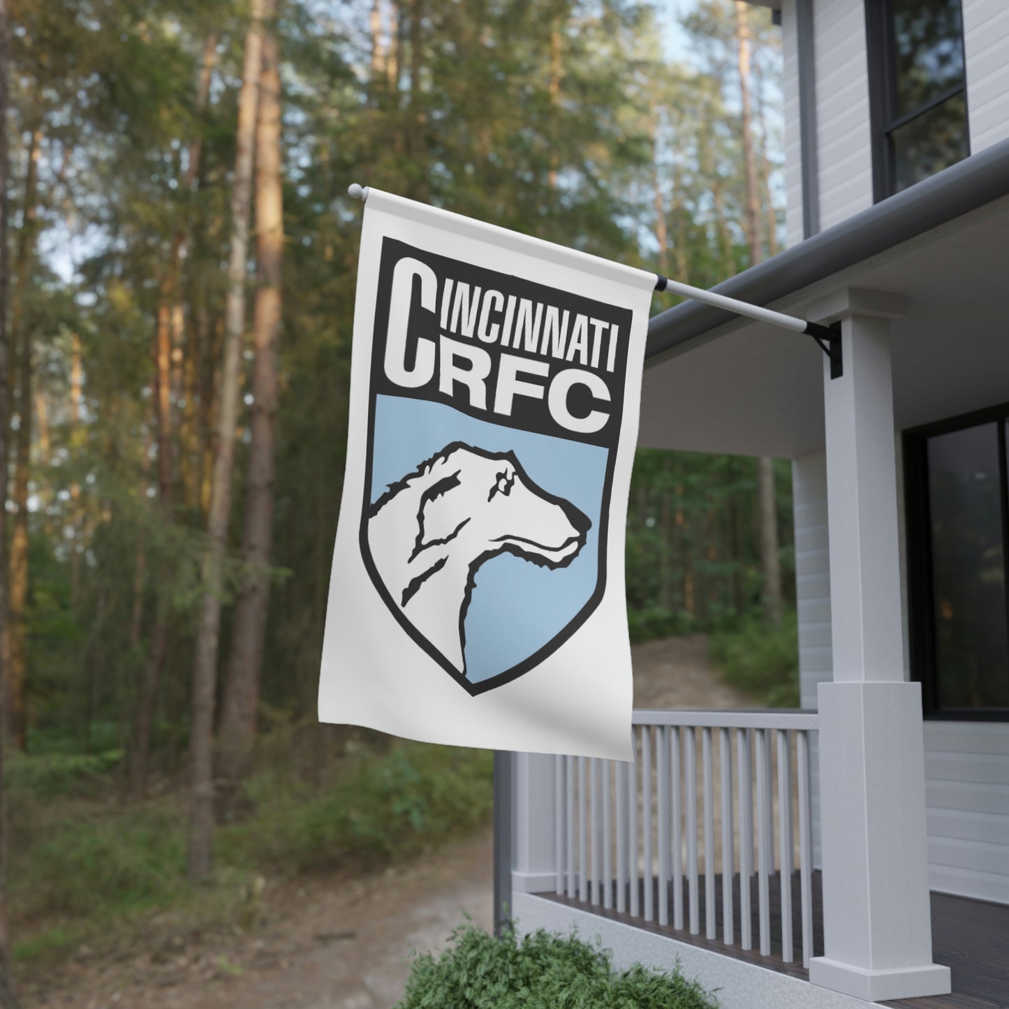 Flag 3'x5' | CRFC Wolfhounds Blue Crest