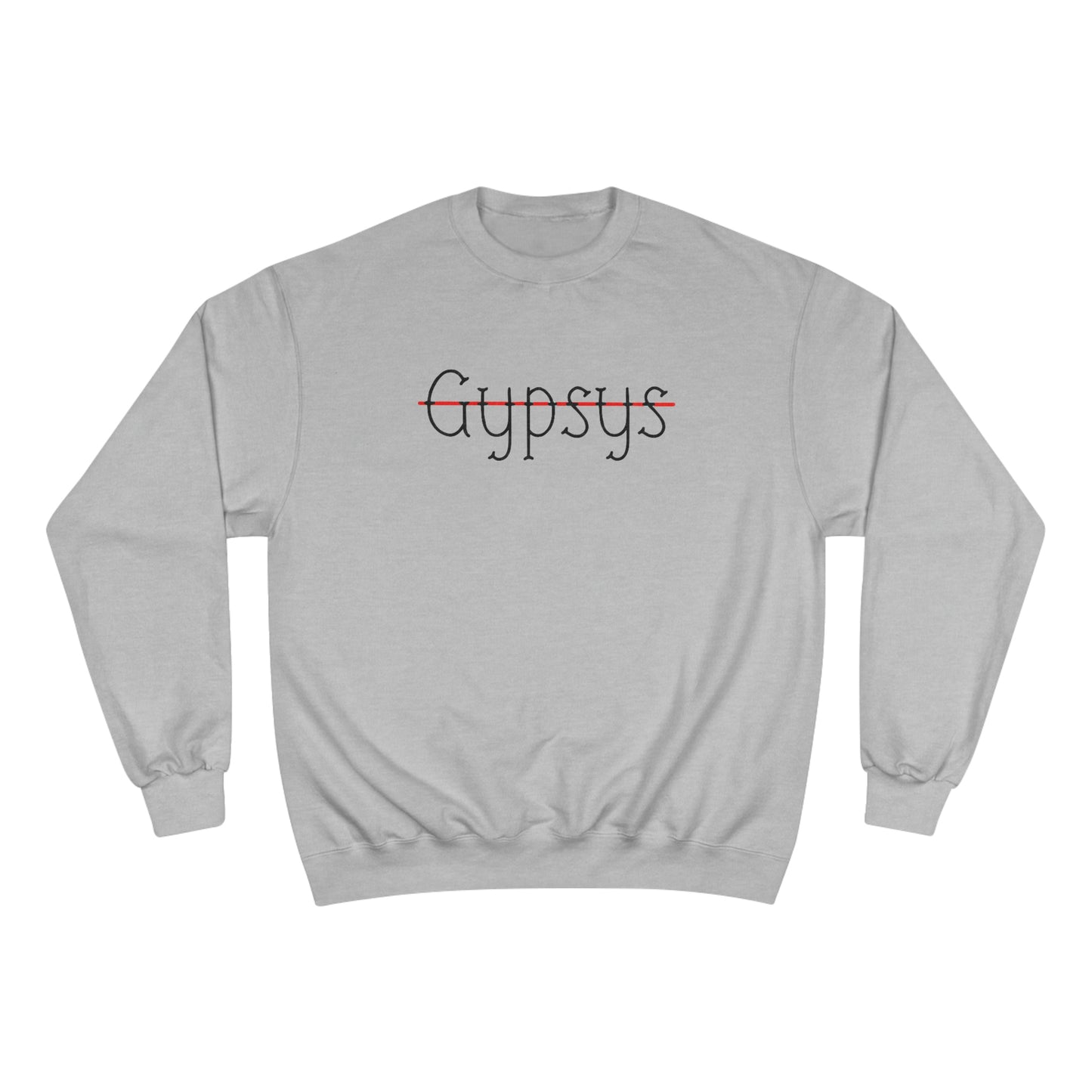 Unisex Champion Crewneck Sweatshirt | Gypsy's Red Rose Gypsy Lady (by @ryseart)
