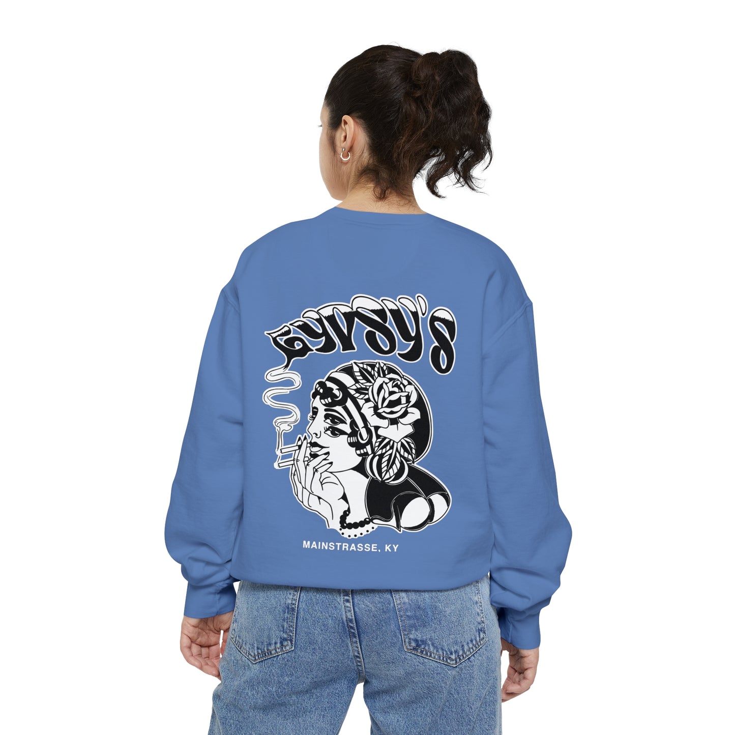 Unisex Comfort Colors Crewneck Sweatshirt | Gypsy's Double Gypsy Lady (by @ohbhave)