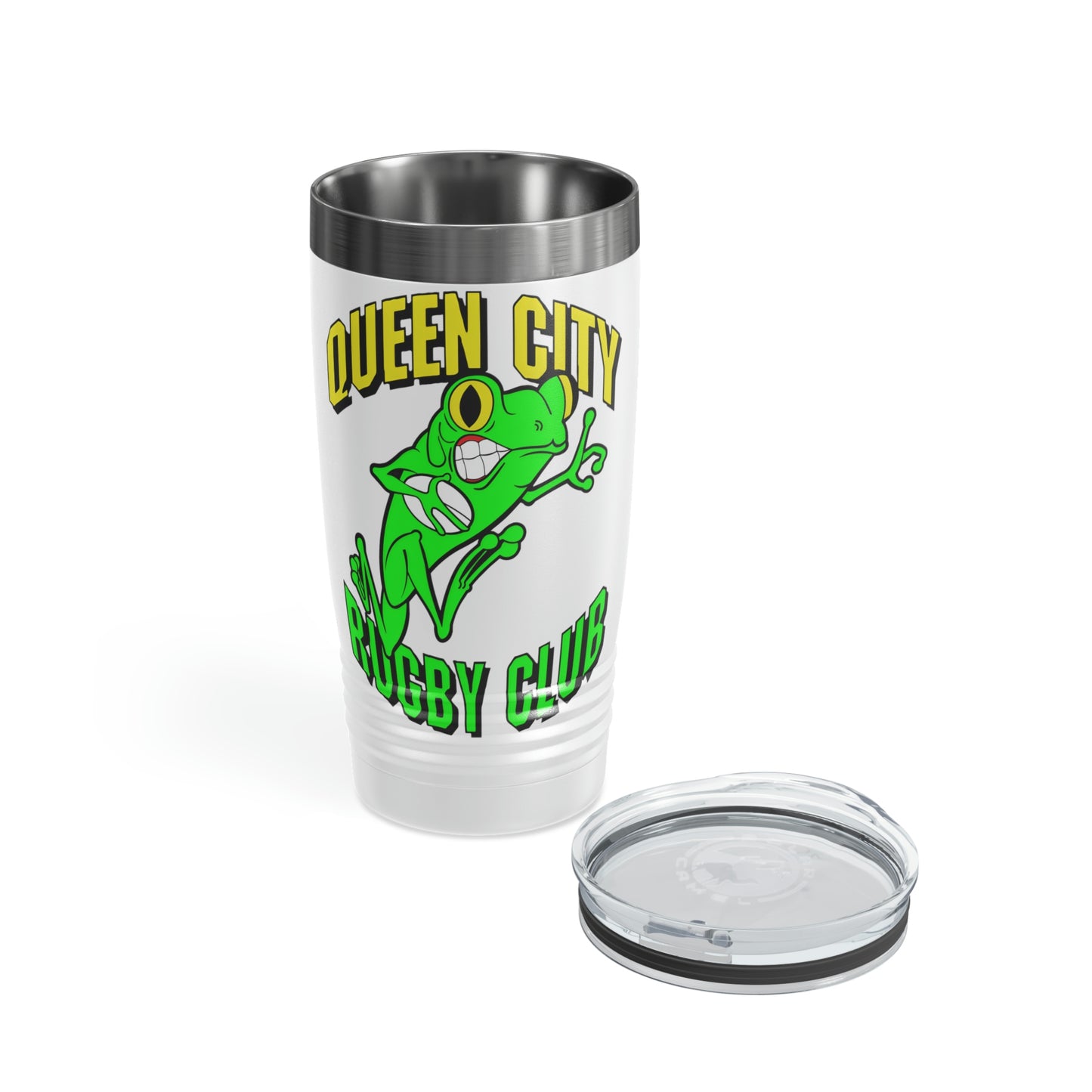 20oz Ringneck Tumbler | QCRFC Frogs Logo