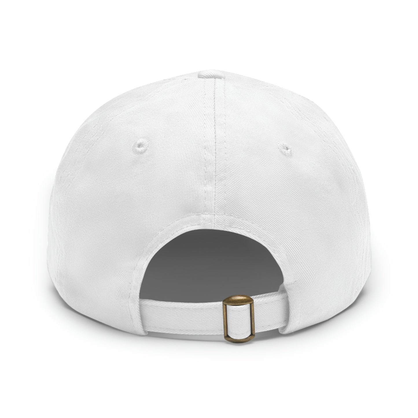 Dad Hat with Leather Round Patch | Mothers Tattoo M Logo