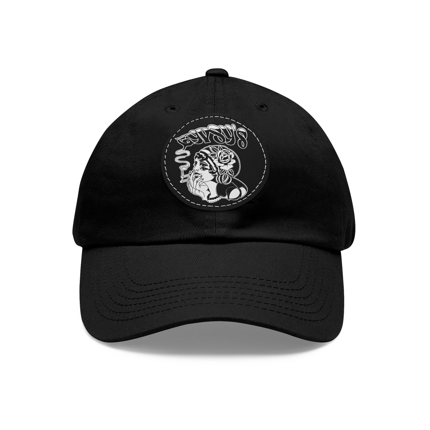 Dad Hat with Leather Patch (Round) | Gypsy's Double Gypsy Lady (by @ohbhave)