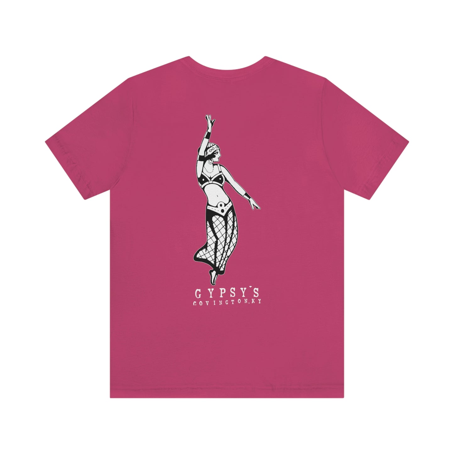 Unisex Jersey Short Sleeve Tee | Gypsy's Dancing Gypsy Lady (by @tylerabnertattoo)