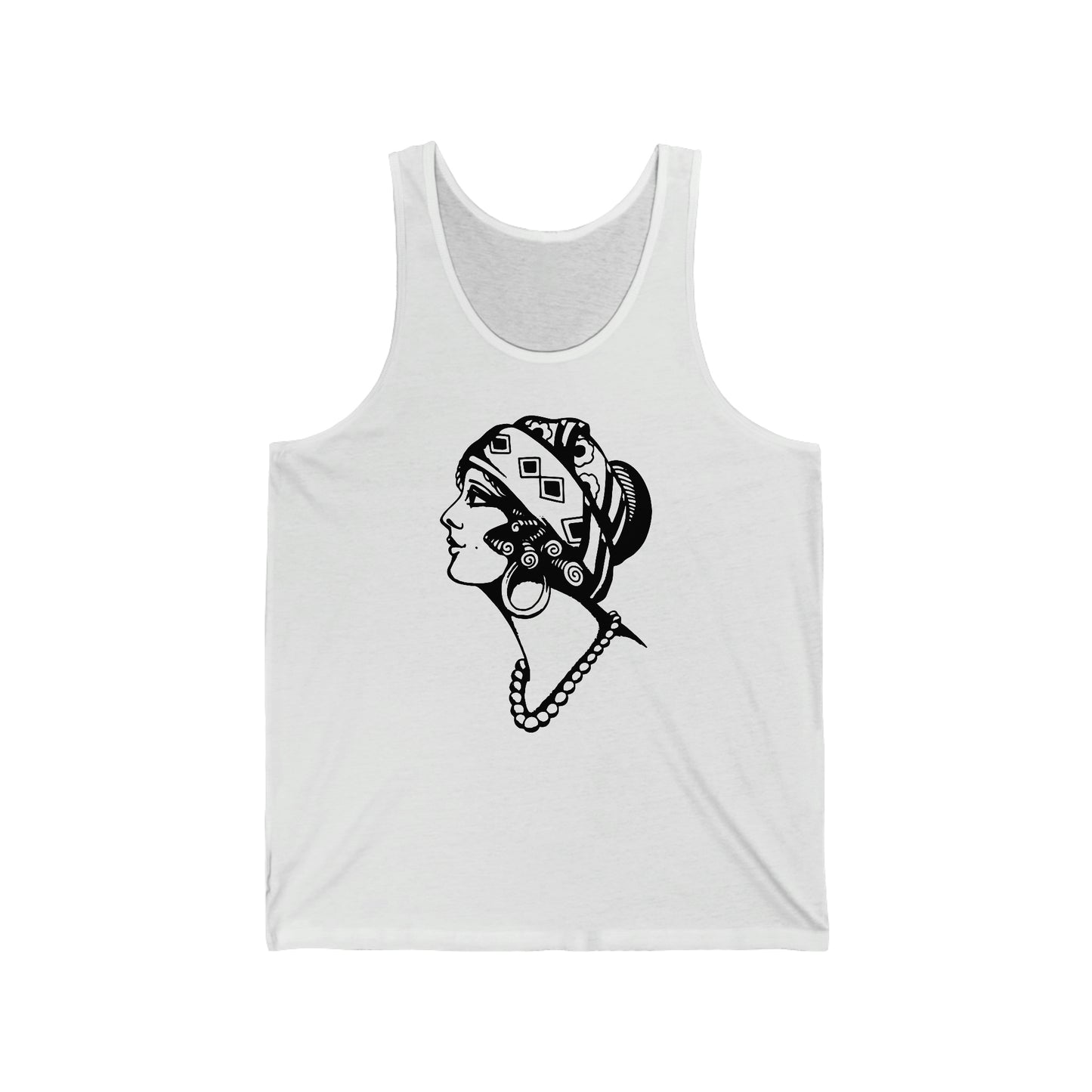 Unisex Jersey Tank | Gypsy's Dancing Gypsy Lady (by @tylerabnertattoo)