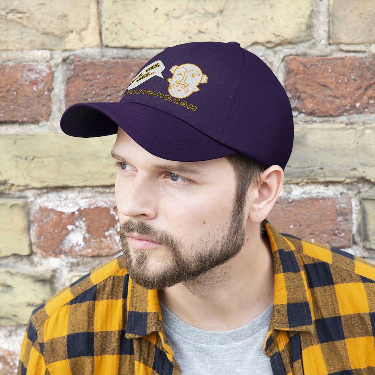 Old Man Tom's "Hey!" Unisex Twill Hat