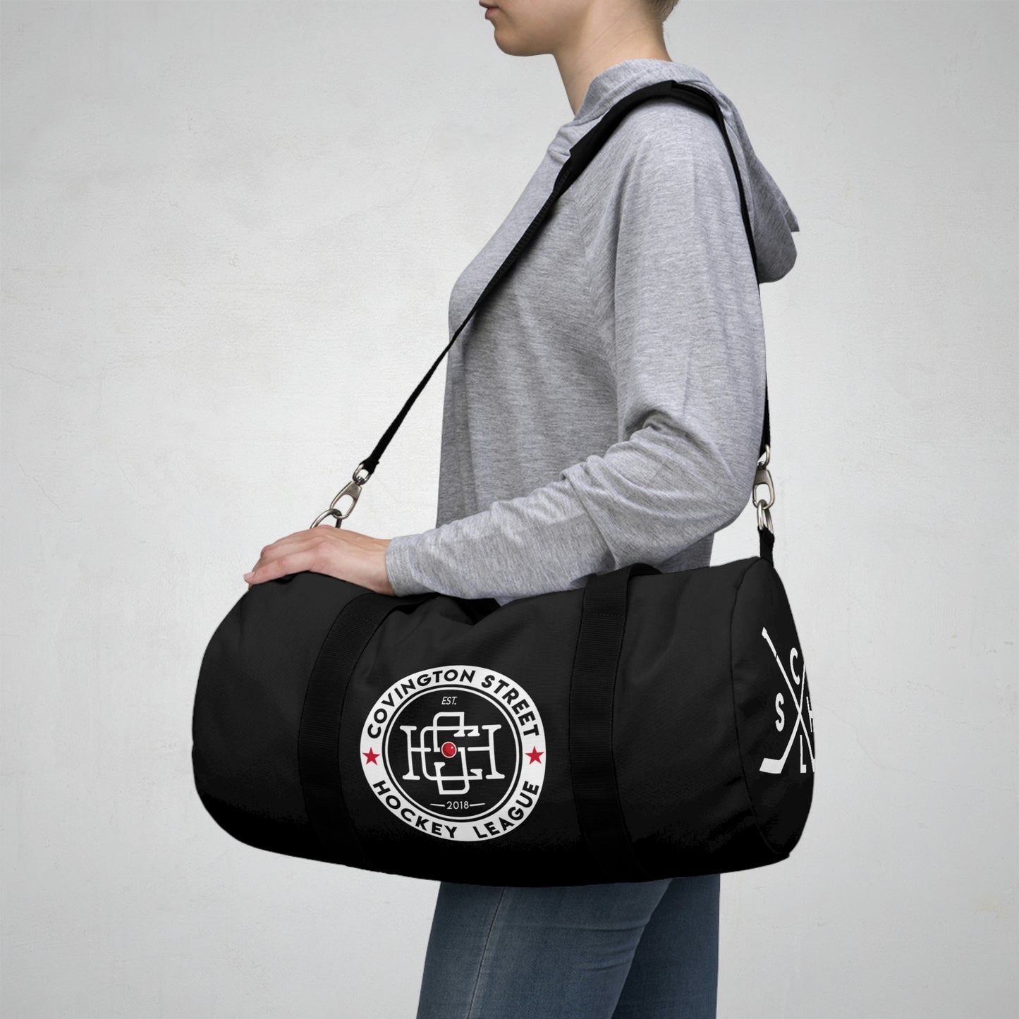 The CSHL Black "Send It!" Hockey Bag