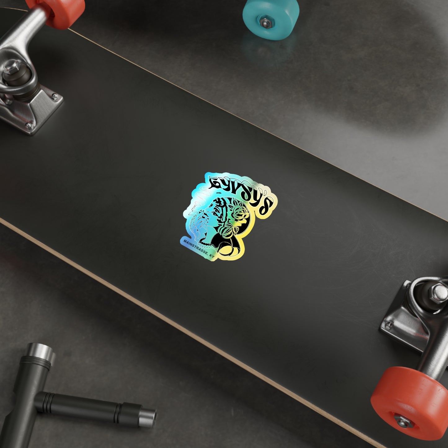 Holographic Die-cut Sticker | Gypsy's Double Gypsy Lady (by @ohbhave)
