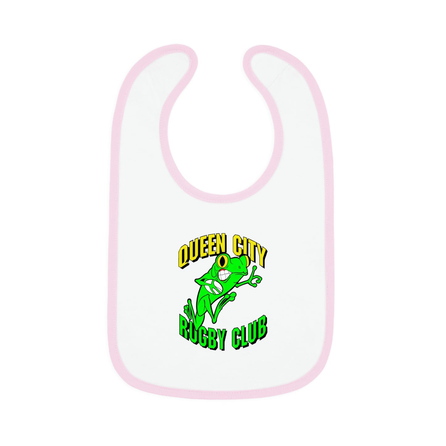 Baby Bib | QCRFC Frogs Logo