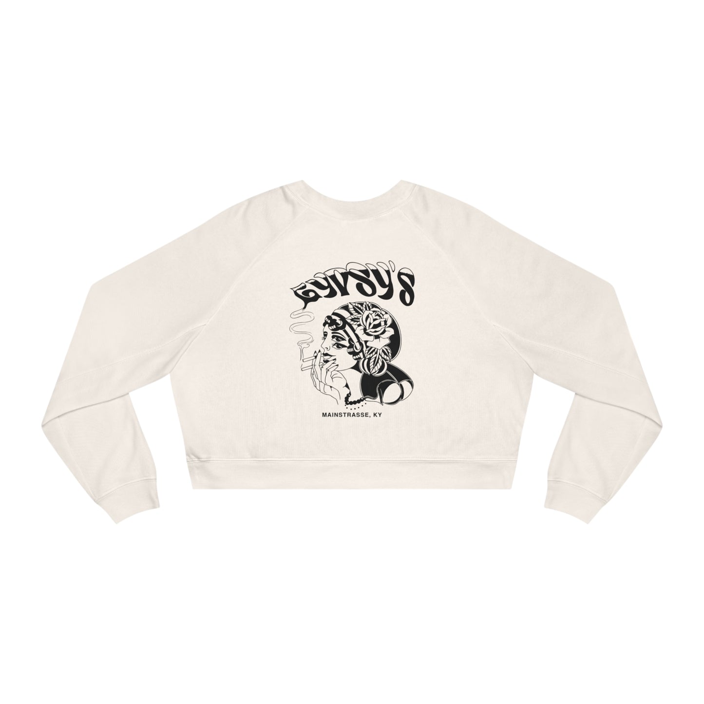 Women's Cropped Fleece Pullover | Gypsy's Double Gypsy Lady (by @ohbhave)