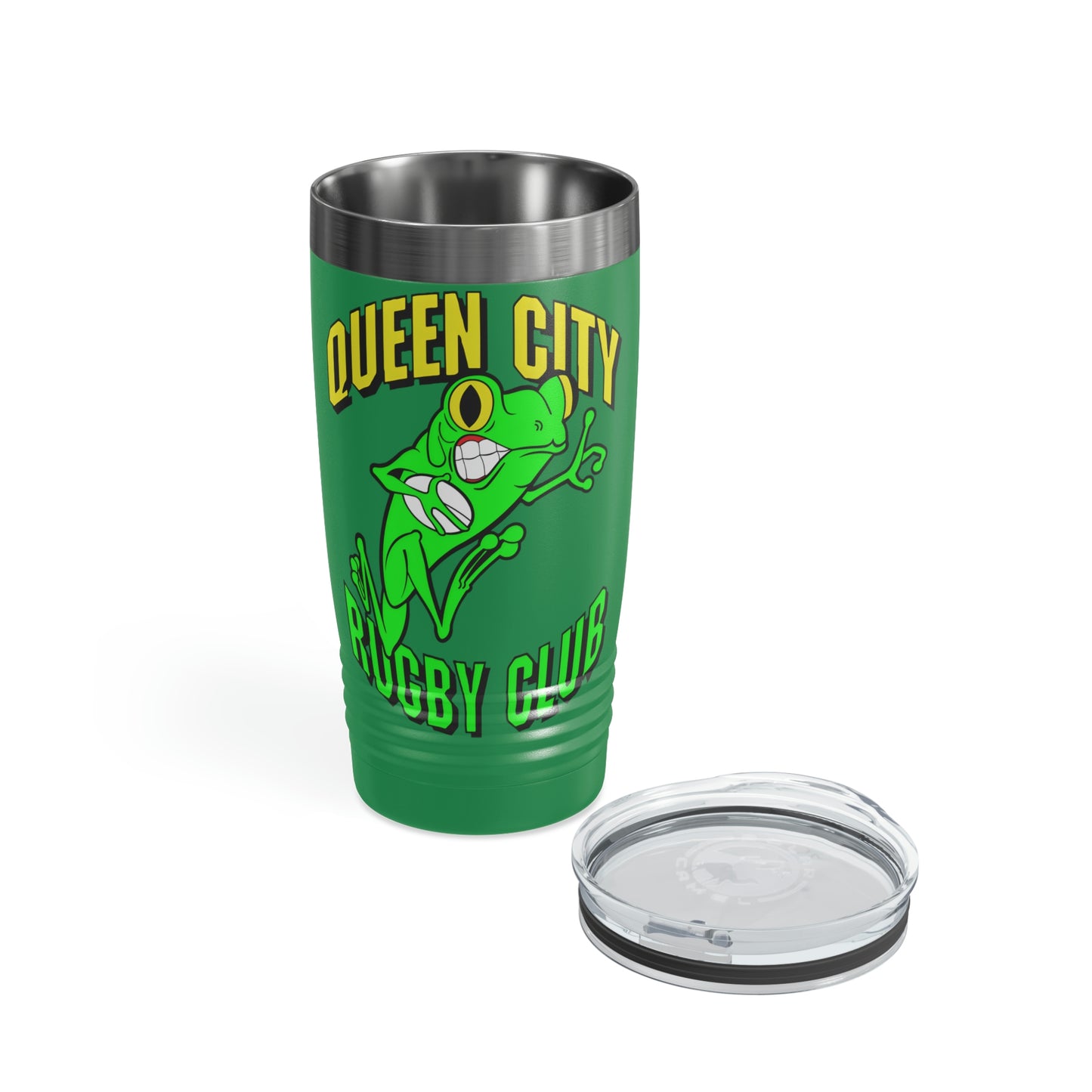 20oz Ringneck Tumbler | QCRFC Frogs Logo