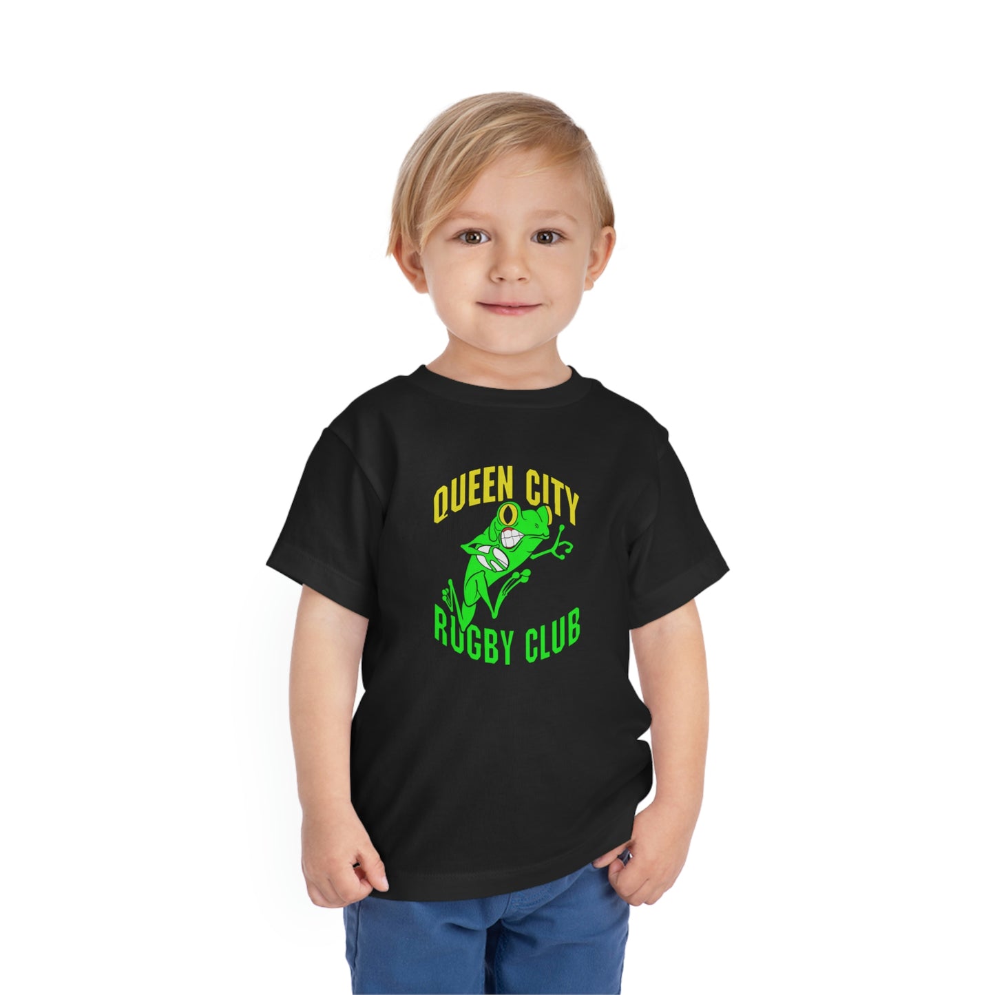 Toddler Tee | QCRFC Frogs Logo