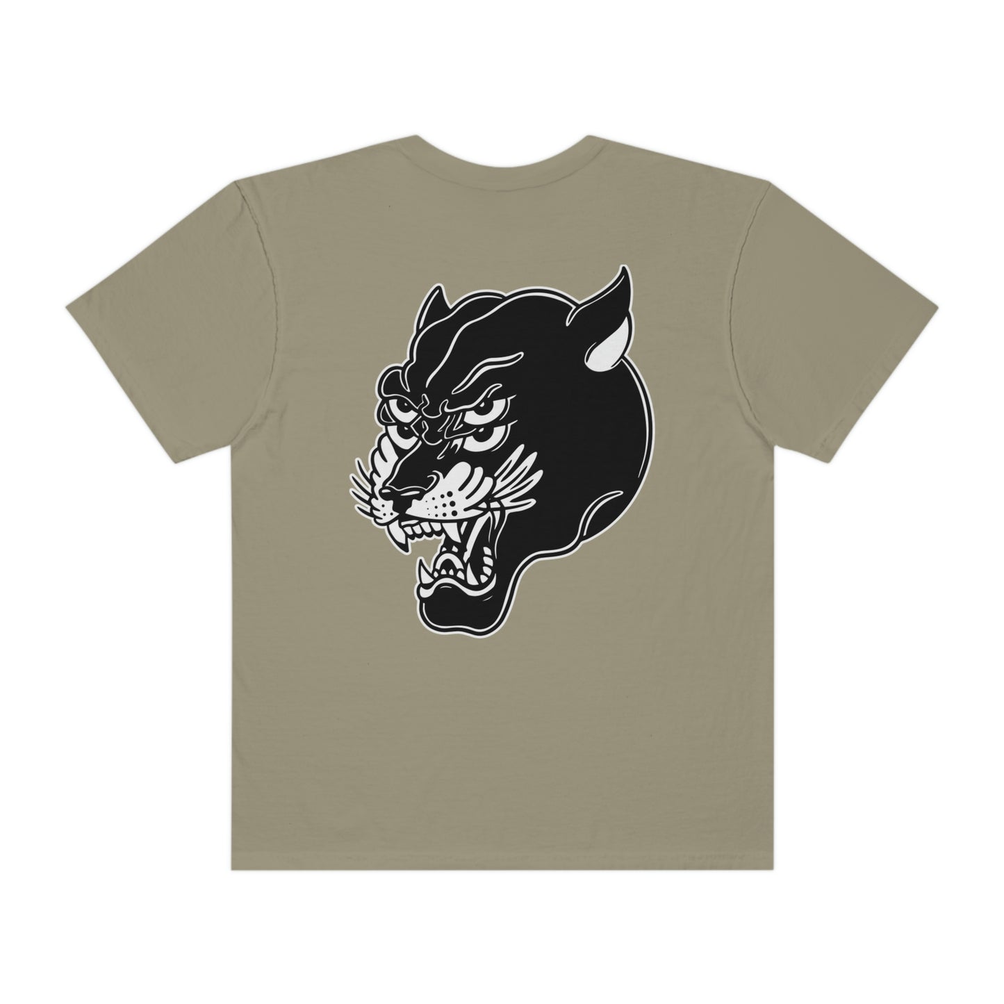 Unisex Comfort Colors T-shirt | Mothers Tattoo Double Panther Logo by Brendan Houston (IG: @ohbhave)