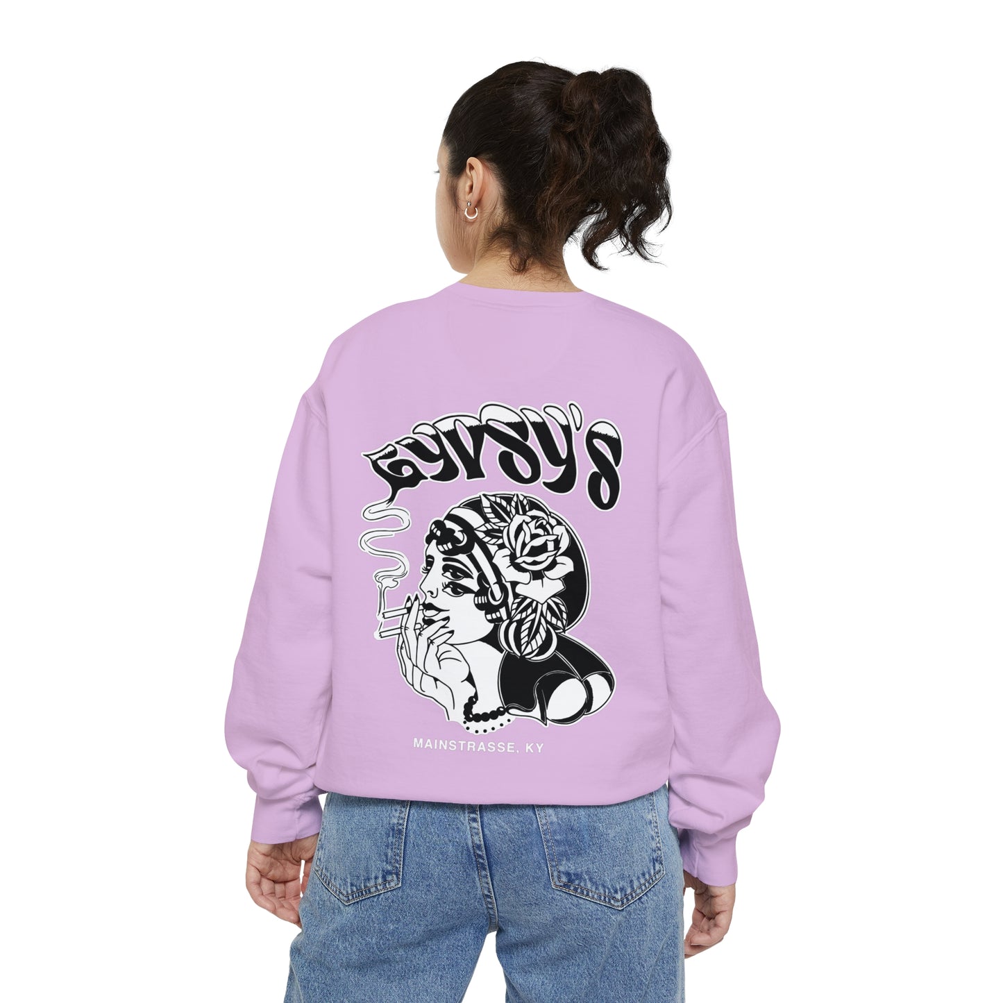 Unisex Comfort Colors Crewneck Sweatshirt | Gypsy's Double Gypsy Lady (by @ohbhave)