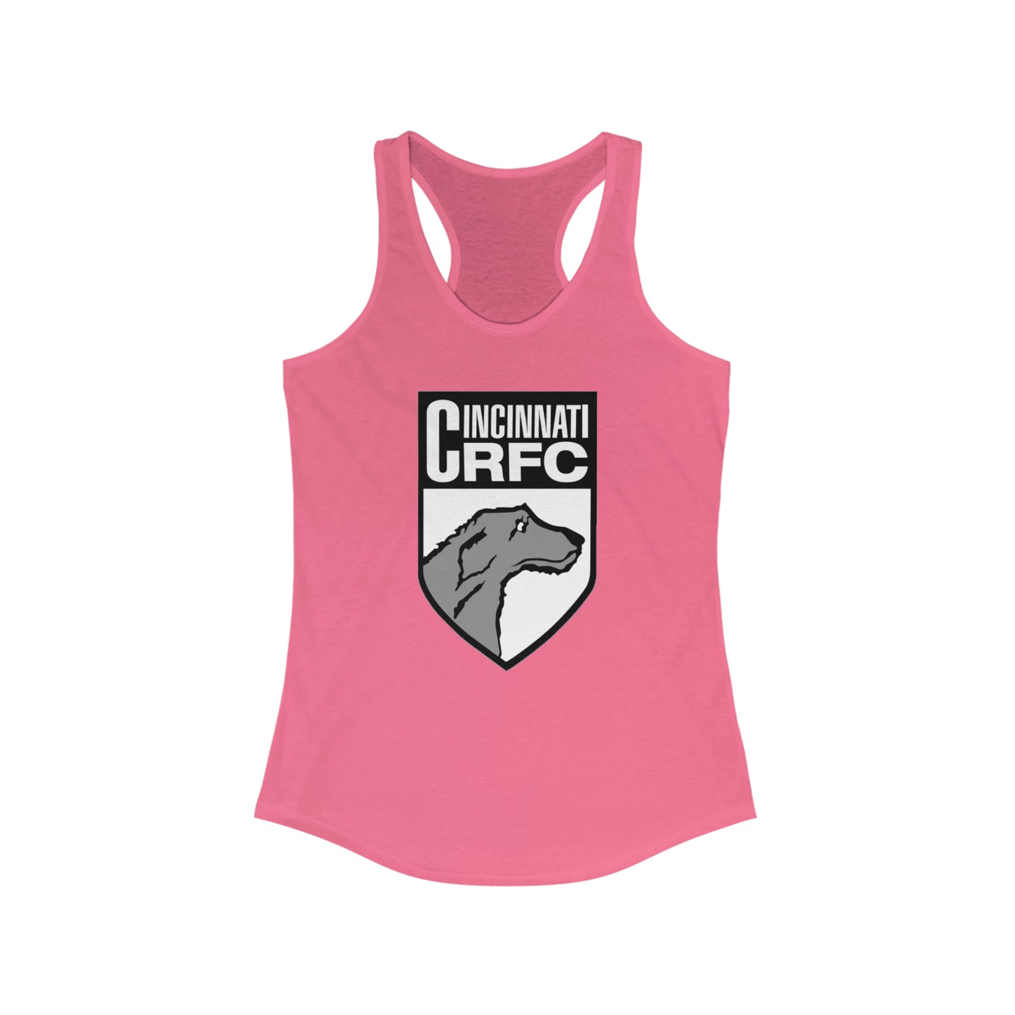 Women's Racerback Tank | CRFC Wolfhounds White Crest