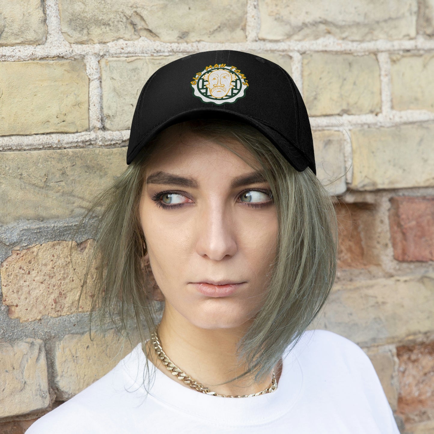 Old Man Tom's Logo Unisex Twill Hat