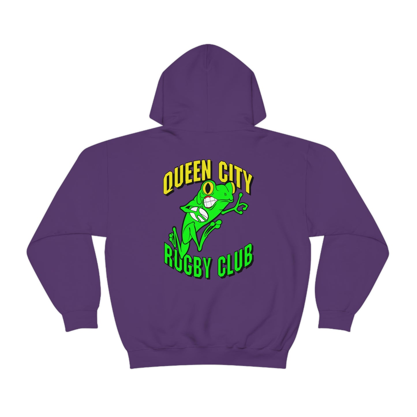 Unisex Heavy Blend™ Hoodie | QCRFC Frogs Logo