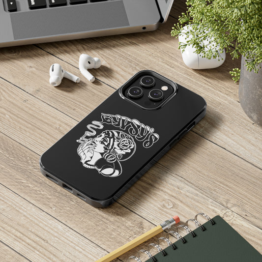 Black Tough Phone Cases | Gypsy's Double Gypsy Lady (by @ohbhave)