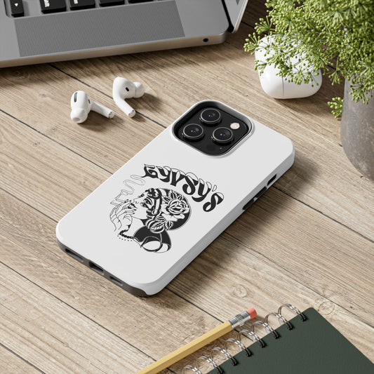 White Tough Phone Cases | Gypsy's Double Gypsy Lady (by @ohbhave)