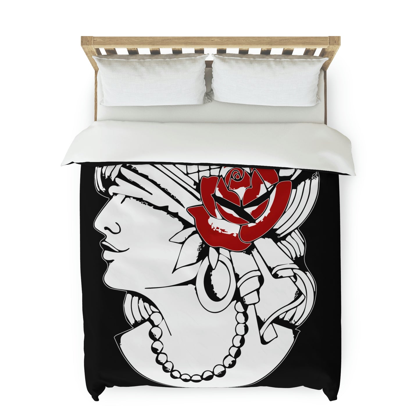 Duvet Cover | Gypsy's Red Rose Gypsy Lady (by @ryseart)