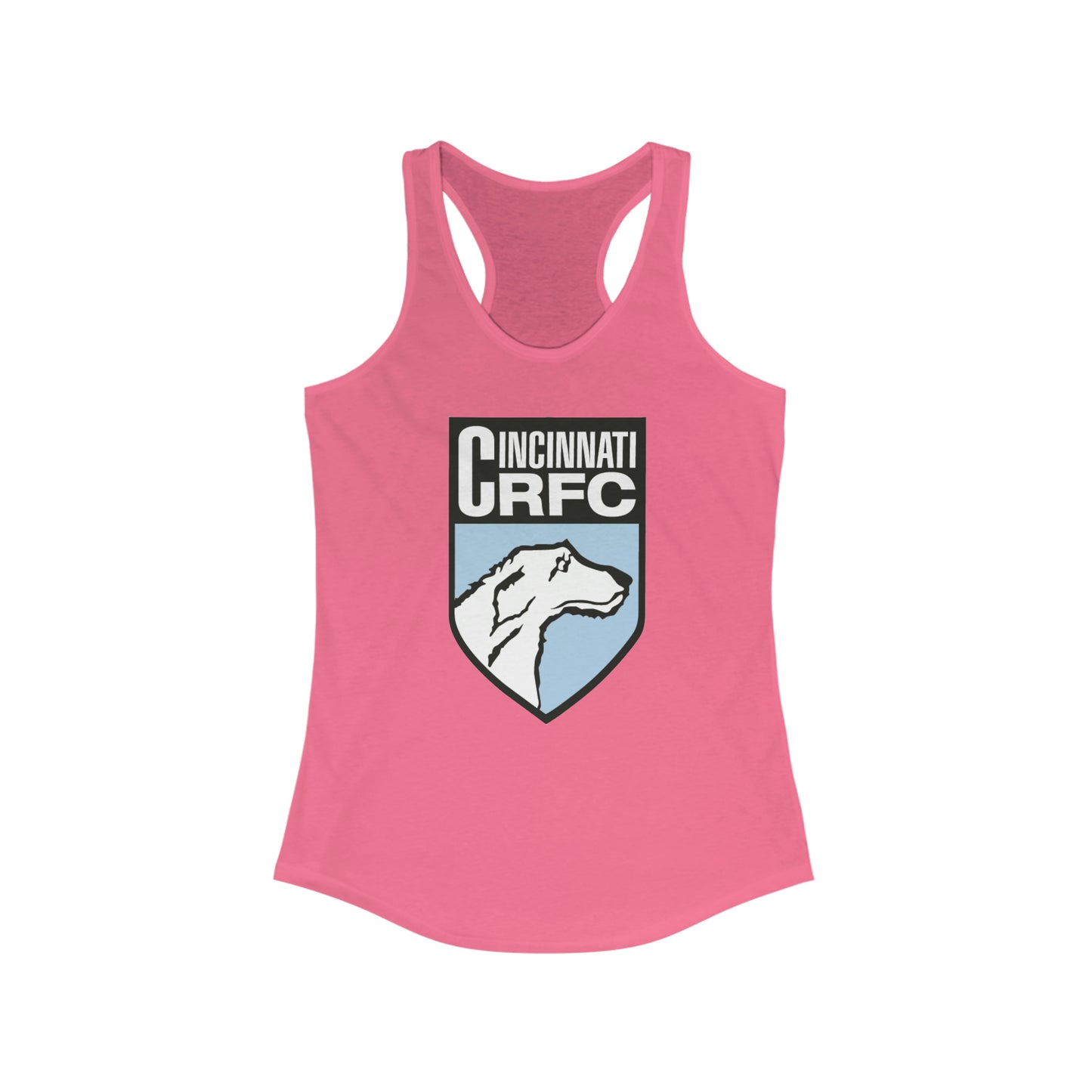 Women's Racerback Tank | CRFC Wolfhounds Blue Crest