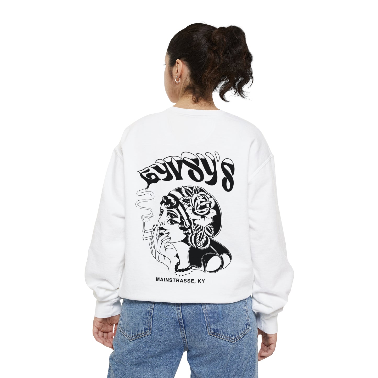 Unisex Comfort Colors Crewneck Sweatshirt | Gypsy's Double Gypsy Lady (by @ohbhave)