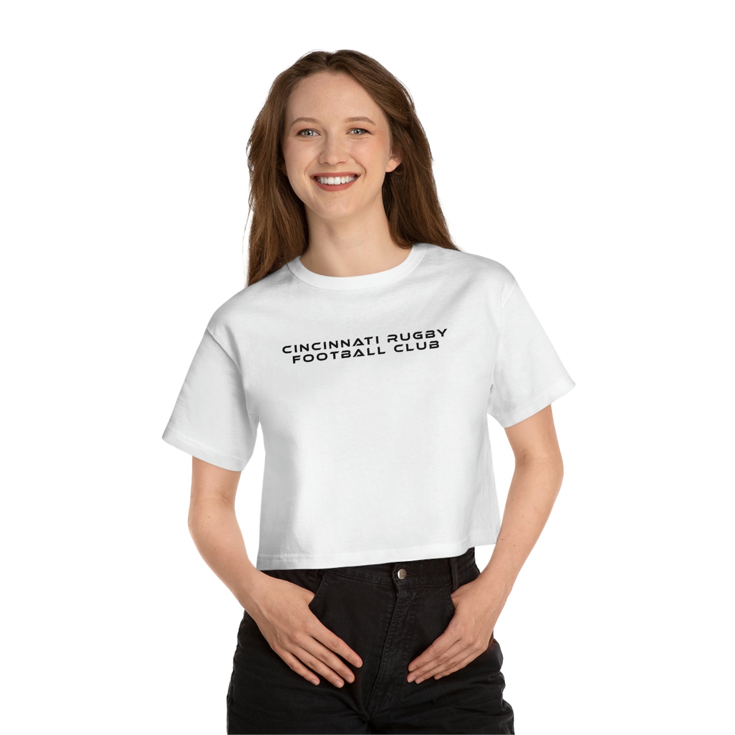 Champion Heritage Crop Top | CRFC Wolfhounds Blue Crest