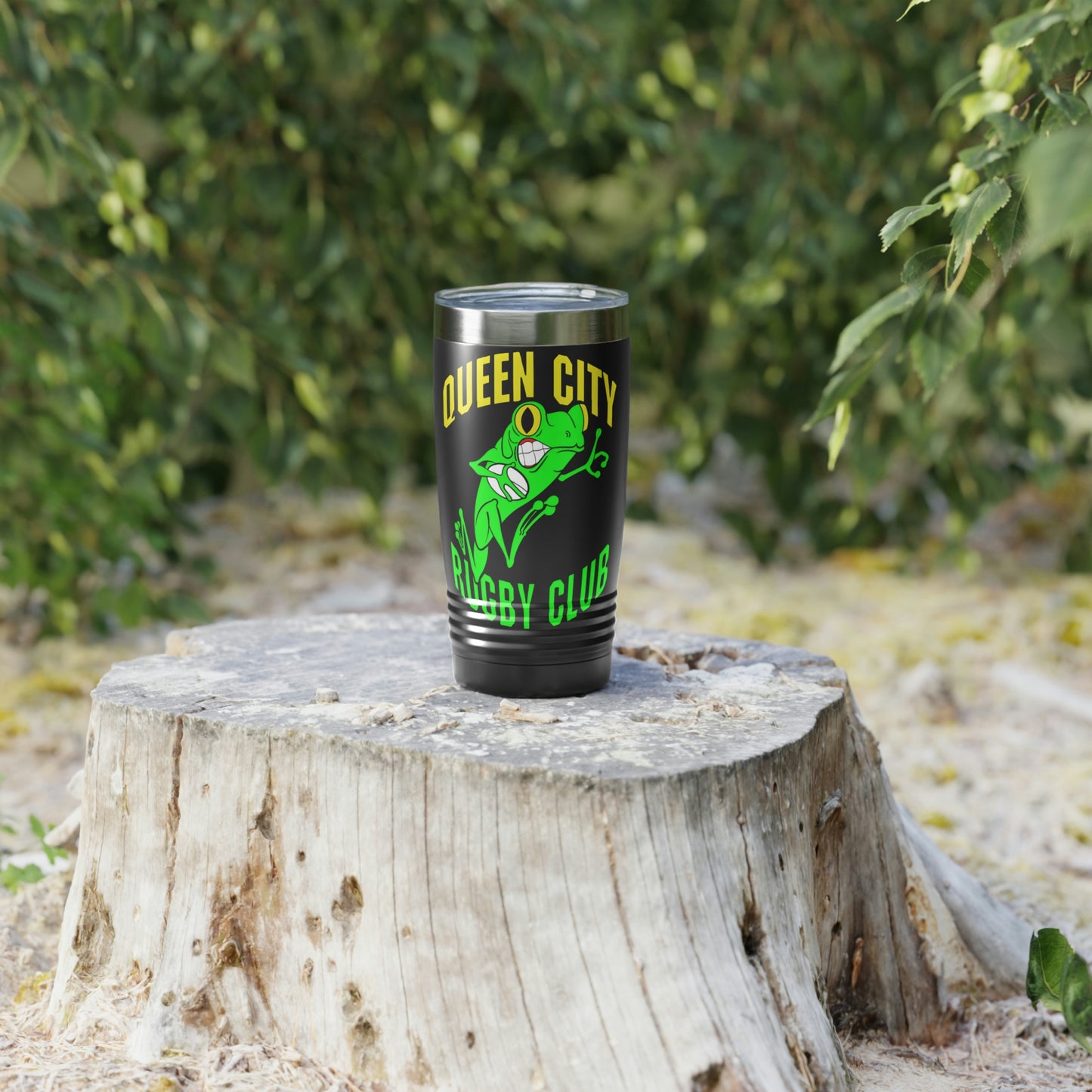 20oz Ringneck Tumbler | QCRFC Frogs Logo